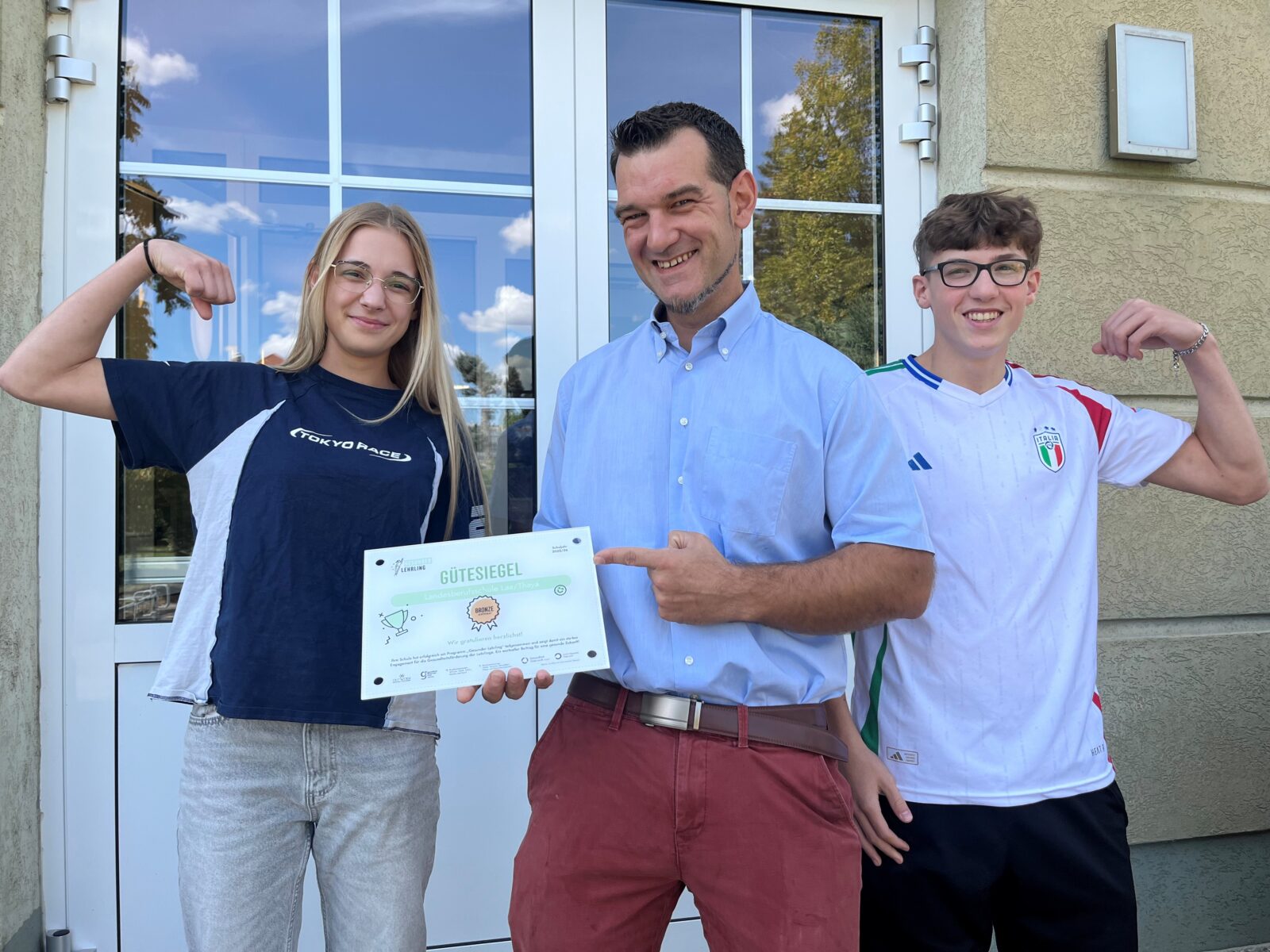 Gütesiegel BRONZE beim Programm „Gesunder Lehrling“